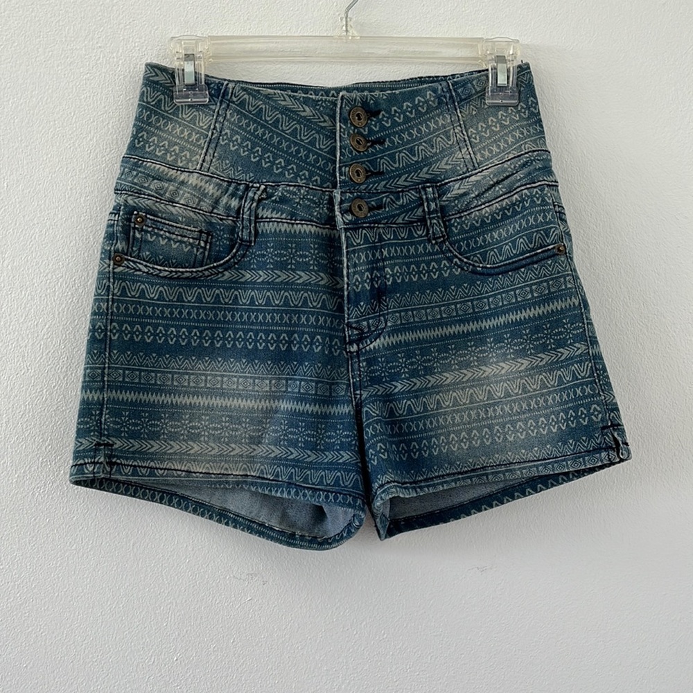 High Waisted Denim Shorts